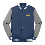 Fraternity Varsity Letterman Jacket, 2-Color Greek Letters - Sport-Tek ST270 - EMB