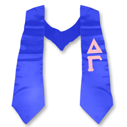 Delta Gamma Printed Budget Graduation Stole - CAD