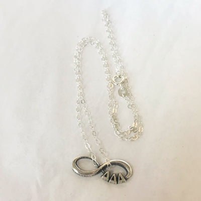 Sorority Infinity Sterling Charm- cid675