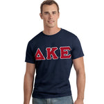 Delta Kappa Epsilon Letter T-Shirt - G500 - TWILL