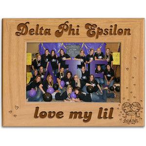 Delta Phi Epsilon Love My Lil Picture Frame - PTF157 - LZR