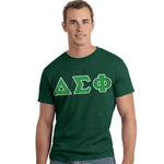 Delta Sigma Phi Letter T-Shirt - G500 - TWILL