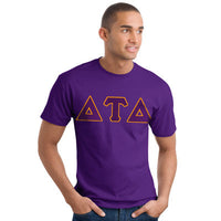 Delta Tau Delta Letter T-Shirt - G500 - TWILL