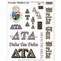 Delta Tau Delta Multi-Cal Stickers