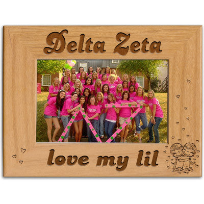 Delta Zeta Love My Lil Picture Frame - PTF157 - LZR