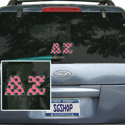 Delta Zeta Mascot Car Sticker