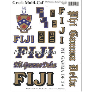 FIJI Multi-Cal Stickers