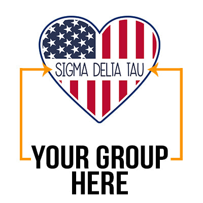 Greek Patriotic Heart Sticker, Set of 3 - DIG