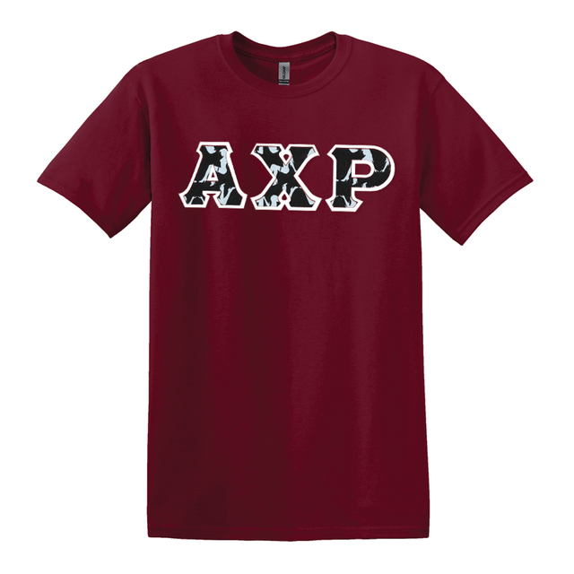 Fraternity Lettered T-Shirt - G500 - TWILL