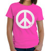 Gamma Phi Beta Neon Peace Sign Printed Tee - Gildan 500 - CAD