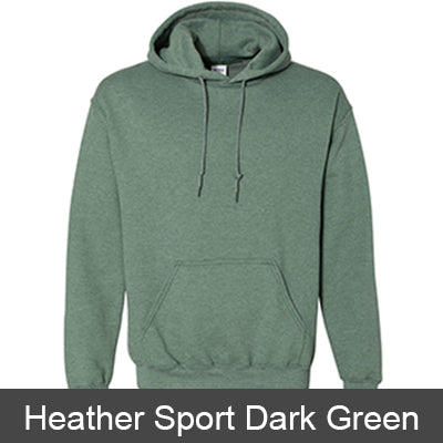 Alpha Sigma Alpha State and Date Printed Hoody - Gildan 18500 - CAD