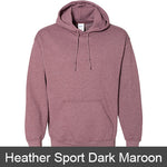 Delta Upsilon Hooded Sweatshirt - Gildan 18500 - TWILL