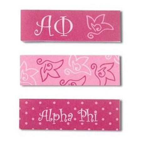 Alpha Phi Sticky Tab Set of 3