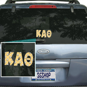 Kappa Alpha Theta Mascot Car Sticker