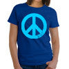 Kappa Kappa Gamma Neon Peace Sign Printed Tee - Gildan 500 - CAD
