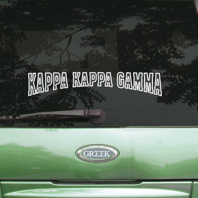 Kappa Kappa Gamma Stadium Sticker - Angelus Pacific apsc