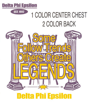 Create legends shirt
