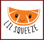 Big Lil Orange Fruit Slice Squeeze T-shirt - Gildan 5000 - DIG