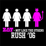 Not like the others - T shirt Design