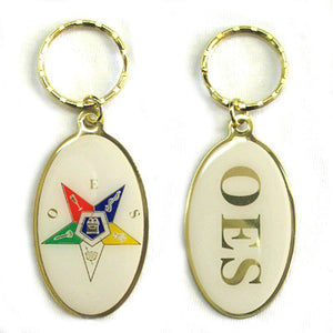 OES Oval Keychain
