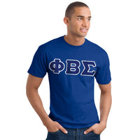 Phi Beta Sigma Letter T-Shirt - G500 - TWILL