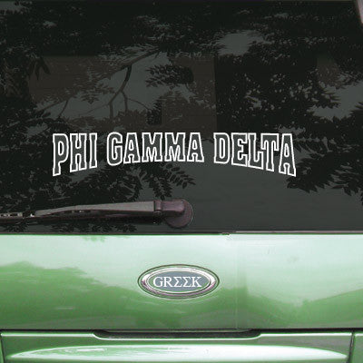 Phi Gamma Delta Stadium Sticker - Angelus Pacific apsc