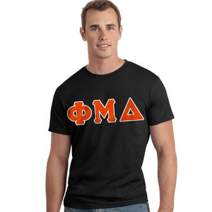 Phi Mu Delta Letter T-Shirt - G500 - TWILL