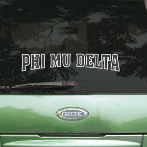Phi Mu Delta Stadium Sticker - Angelus Pacific apsc