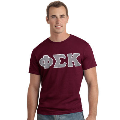 Phi Sigma Kappa Letter T-Shirt - G500 - TWILL