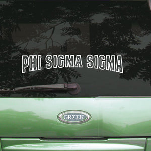 Phi Sigma Sigma Stadium Sticker - Angelus Pacific apsc