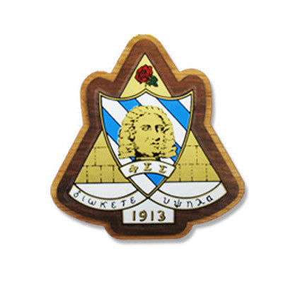 Phi Sigma Sigma Large Wooden Crest