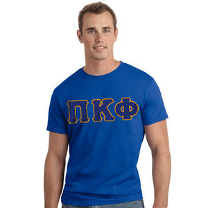 Pi Kappa Phi Letter T-Shirt - G500 - TWILL