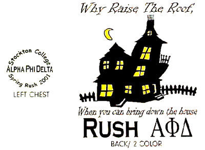 Bring down the house rush shirts