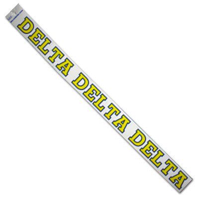 Delta Delta Delta Car Decal - Rah Rah Co. rrc
