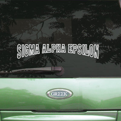 Sigma Alpha Epsilon Stadium Sticker - Angelus Pacific apsc
