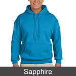 Alpha Sigma Tau Hooded Sweatshirt - Gildan 18500 - TWILL