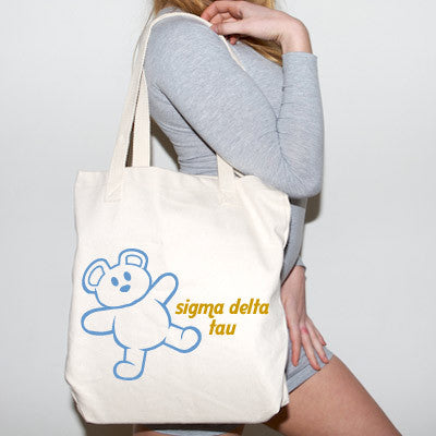 Sigma Delta Tau Budget Tote, Printed Mascot - CAD