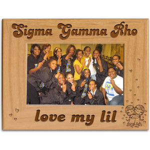 Sigma Gamma Rho Love My Lil Picture Frame - PTF157 - LZR