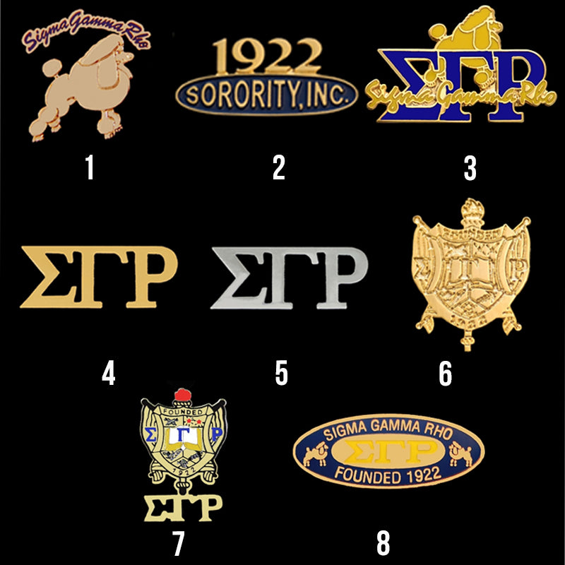 Sigma Gamma Rho Sorority Pins - Greek Accessories – Something Greek