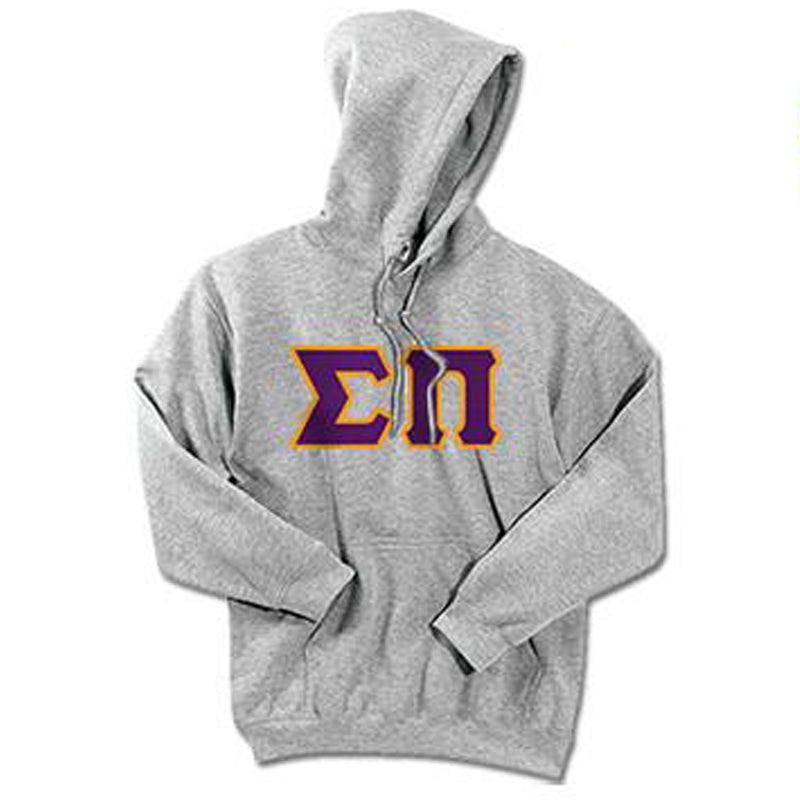 Sigma Pi Standards Hooded Sweatshirt - G185 - TWILL