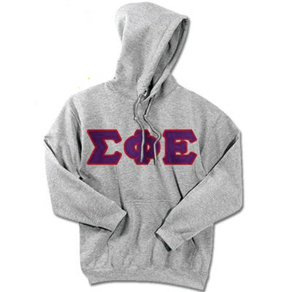 Sigma Phi Epsilon Standards Hooded Sweatshirt - G185 - TWILL