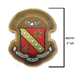 Sigma Kappa Large Wooden Crest - 503