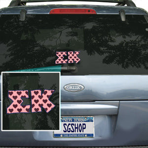 Sigma Kappa Mascot Car Sticker