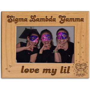 Sigma Lambda Gamma Love My Lil Picture Frame - PTF157 - LZR
