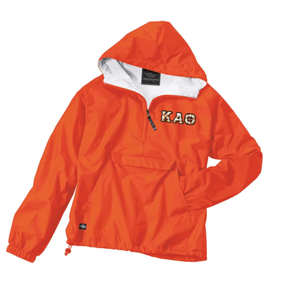 Sorority Letter Pullover Jacket - TWILL