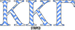 Greek 6-Inch Super SUB Pattern Letters, Set of 3 - SUB