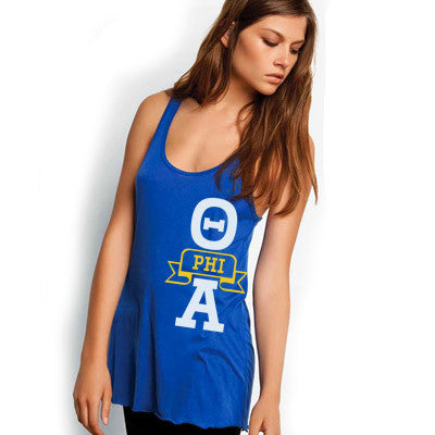 Theta Phi Alpha Printed Flowy Bella Tank - Bella B8800 - CAD