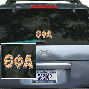Theta Phi Alpha Mascot Car Sticker