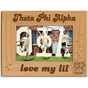 Theta Phi Alpha Love My Lil Picture Frame - PTF157 - LZR