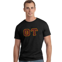 Theta Tau Letter T-Shirt - G500 - TWILL